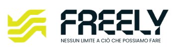 Logo Freely SRL Roma con claim
